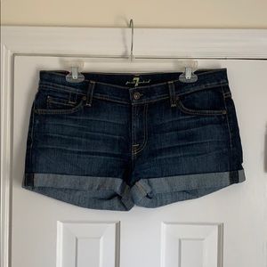 7 For All Mankind Jean Shorts